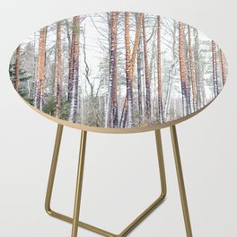 The shape of woods | Minimalist woodland Finland  Side Table