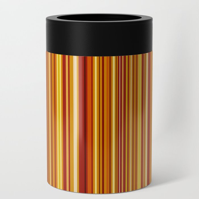 Warm stripes Can Cooler