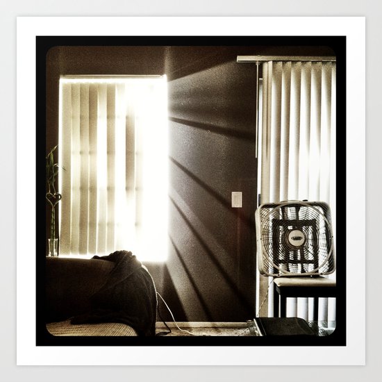 Let the light shine through. Art Print