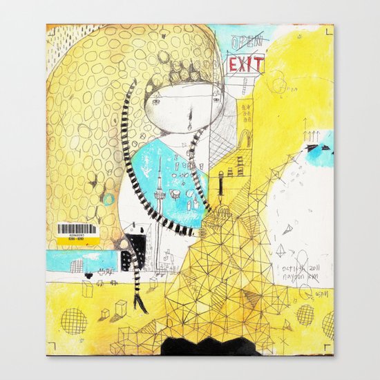Making downtown Canvas Print