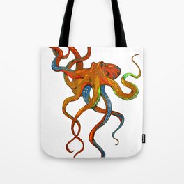 Octopus in Color Tote Bag