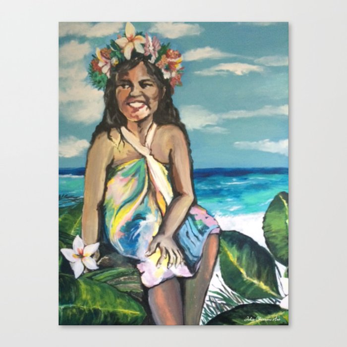 Island Girl  Canvas Print