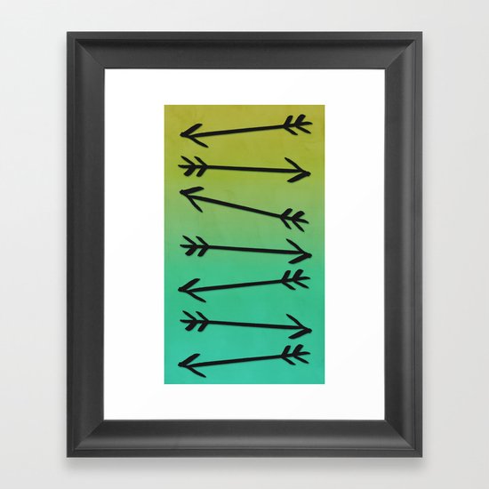 Arrows Framed Art Print