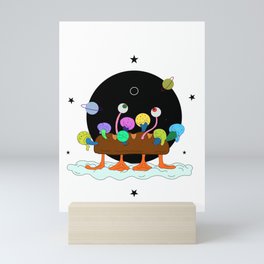Weird space Mini Art Print