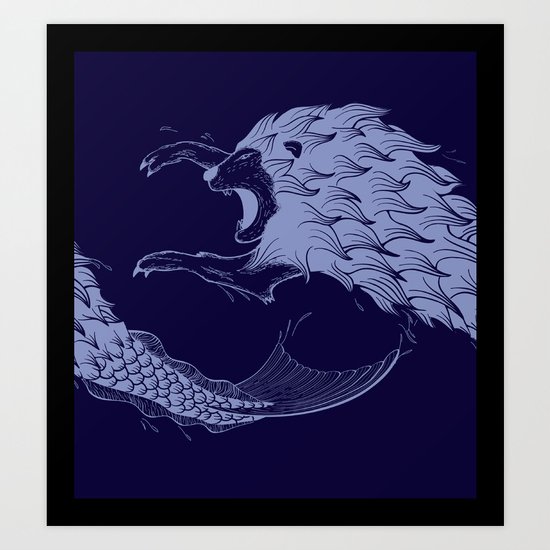 Merlion Art Print