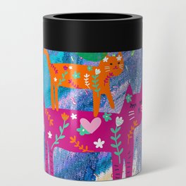 Mother's day Cat funny design Can Cooler