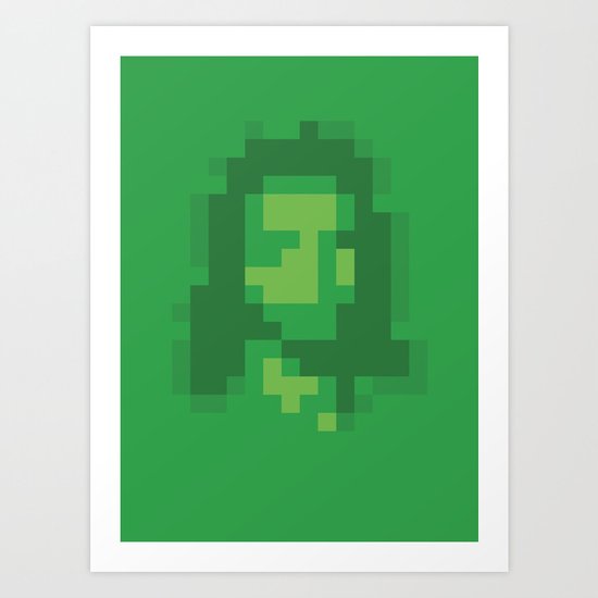 Mosaic Messiah ( Jesus ) Art Print