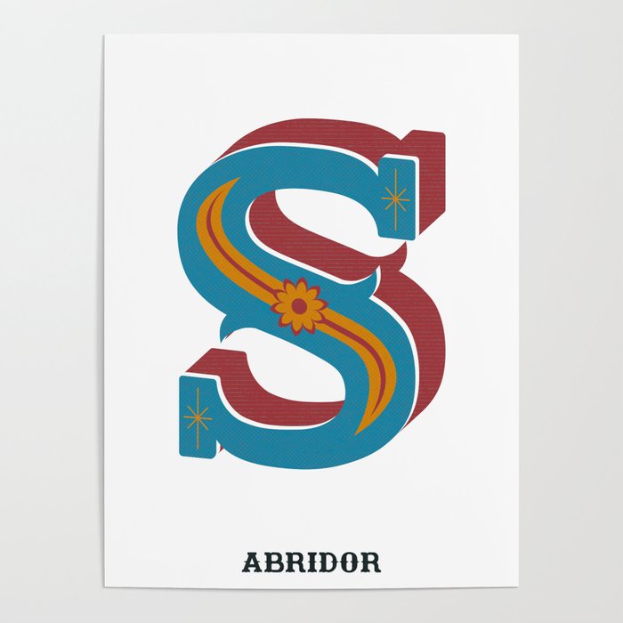 Abridor Type Design S Poster