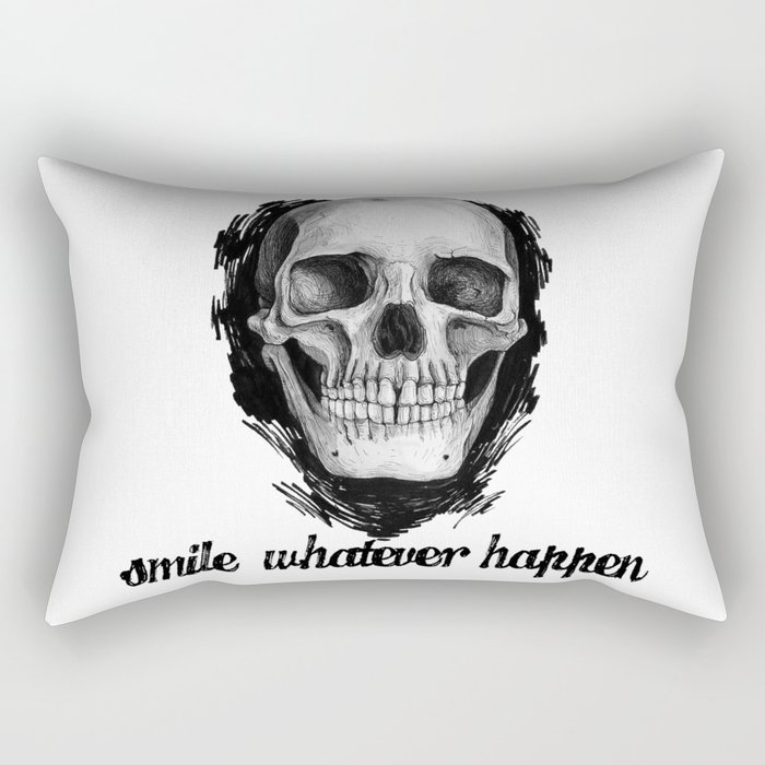 Smile whatever happen Rectangular Pillow