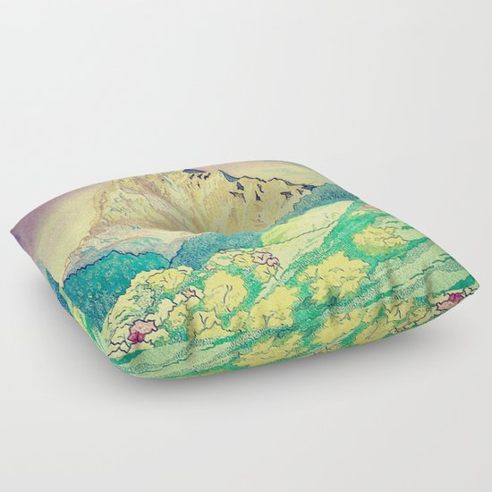Sleeping in Colours at Minna Floor Pillow by Kijiermono Society6