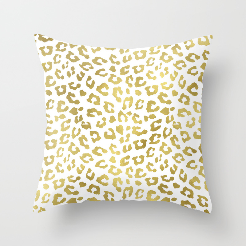 cheetah print throw pillows