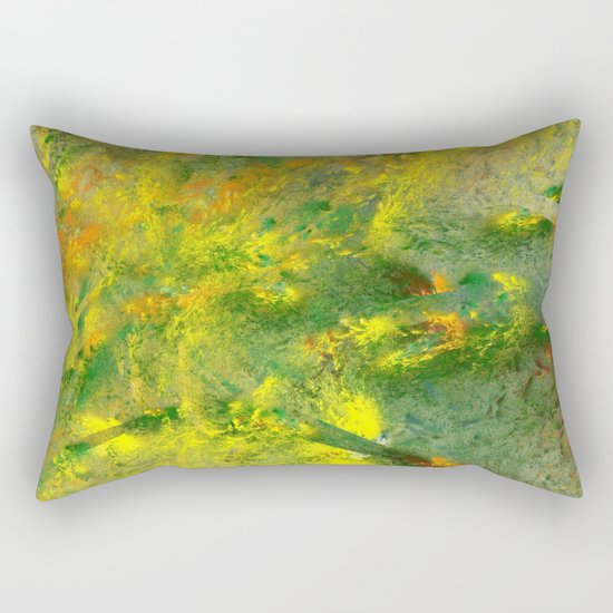 easy green and a live Rectangular Pillow