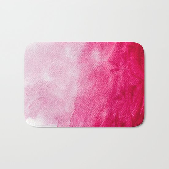 Hopeless, Romantic And Pink #decor #buyart #society6 #art #prints Bath Mat
