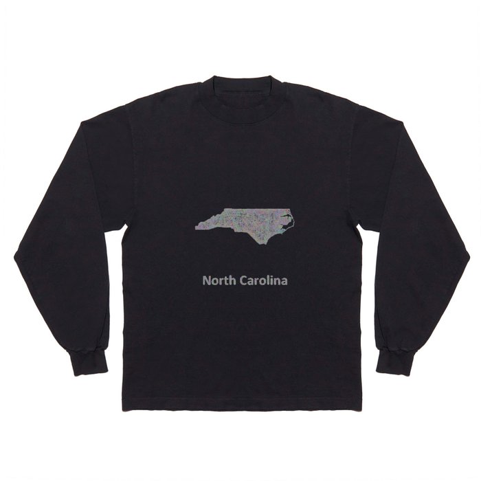 North Carolina map Long Sleeve T Shirt