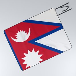Flag of Nepal Picnic Blanket