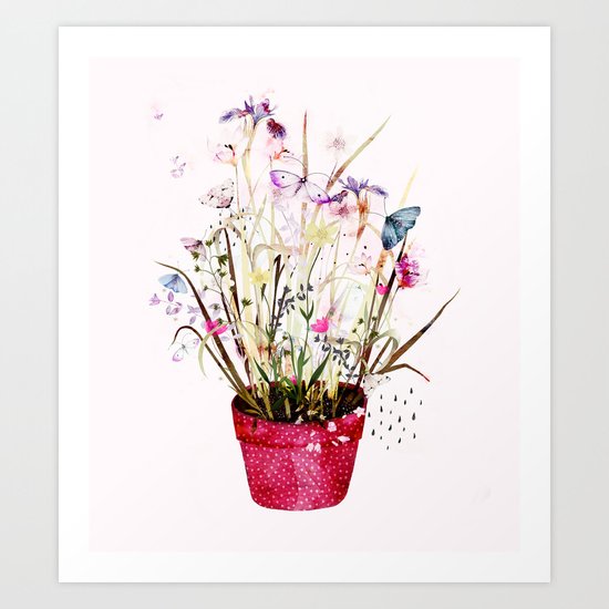 imagined plant Art Print