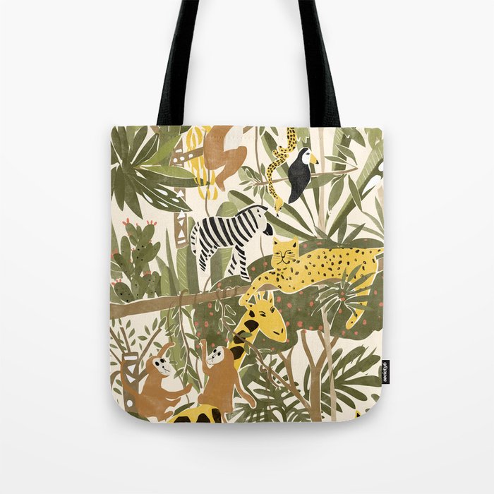Th Jungle Life Tote Bag