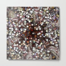 Stars in Creamy Brown Taffy Metal Print | Creamybrown, Stars, Graphicdesign, Digitalart, Candy, Taffy, Abstractdesign, Chewycandy, Confection, Toffee 