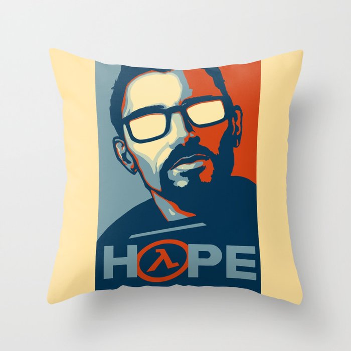 Half Life Hope Throw Pillow