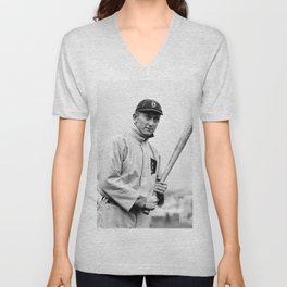 The Legendary Ty Cobb V Neck T Shirt