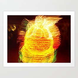 Crazy Lights Art Print