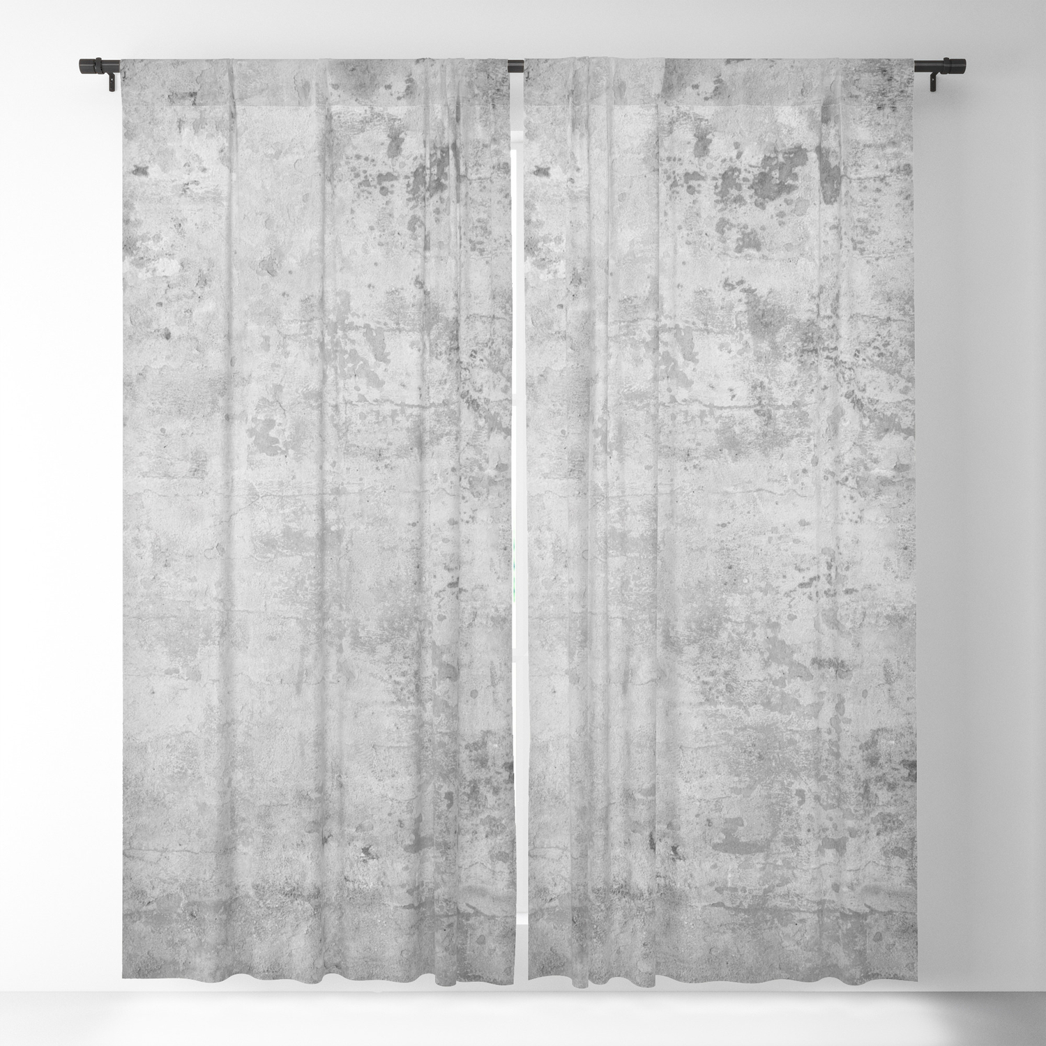 Concrete Wall Vintage Grey Background Wall Texture Blackout Curtain By Ohaniki Society6