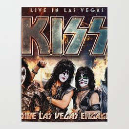 album kiss band tour 2022 alphard#7550 Poster