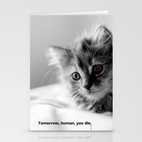Killer Kitten Stationery Cards