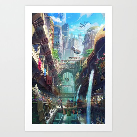 Royal City Escadia Art Print