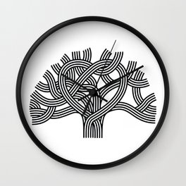 Oakland Love Tree (Black) Wall Clock