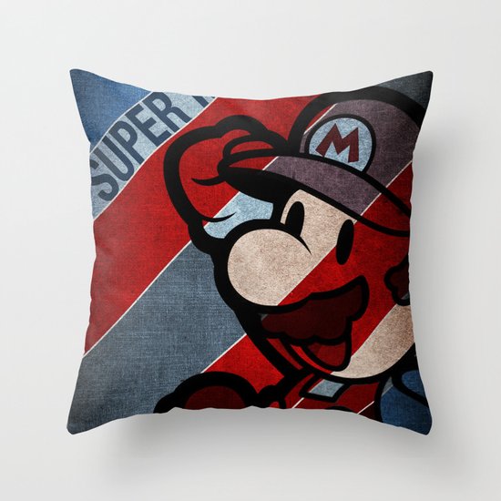 SUPER MARIO Throw Pillow