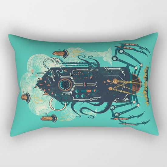 Not with a whimper but with a bang Rectangular Pillow