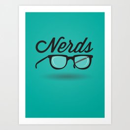 Get your nerd on Art Print