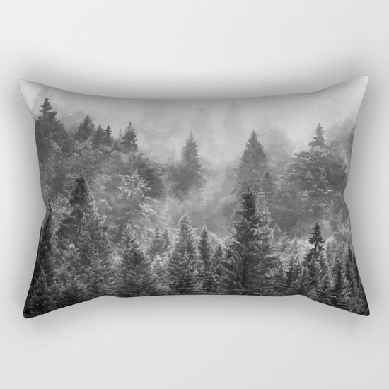 The Visionary Echo BW #society6 Rectangular Pillow
