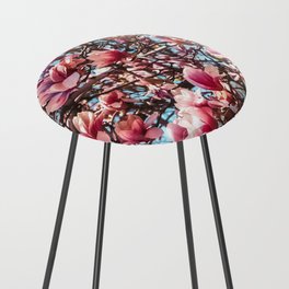 Cherry blossom in Central Park in New York City Counter Stool