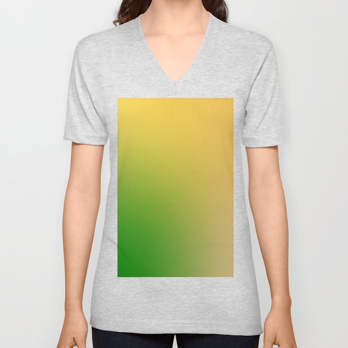 69 Rainbow Gradient Colour Palette 220506 Aura Ombre Valourine Digital Minimalist Art V Neck T Shirt