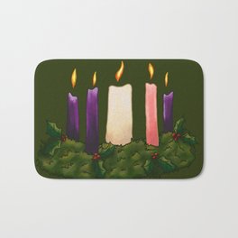 Advent Wreath Bath Mat