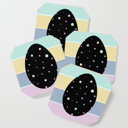 Polka Dot Easter Eggs Coaster
