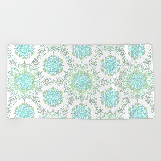 Mandala_Cerulean Sand Beach Towel