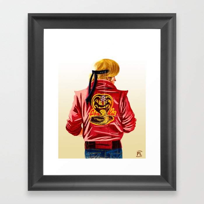 Team Cobra Kai Framed Art Print By Artsypabster Society6
