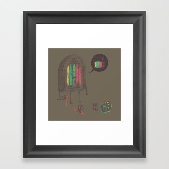 Identity Crisis Framed Art Print