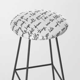 Quotes Home Art Each time you make a good decision or Bar Stool