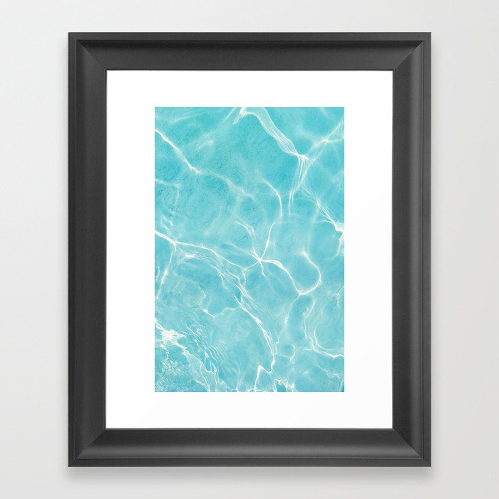 Pool Dream #5 #water #decor #art #society6 Framed Art Print