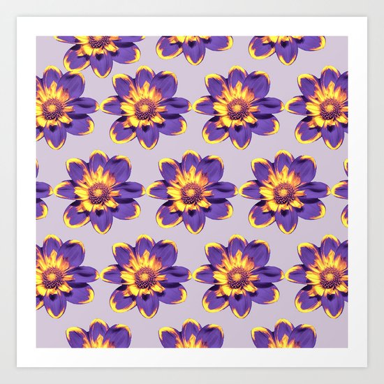 Flower Pattern #3 Art Print