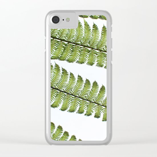 Cyathea II Clear iPhone Case
