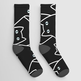 Black Cats Socks