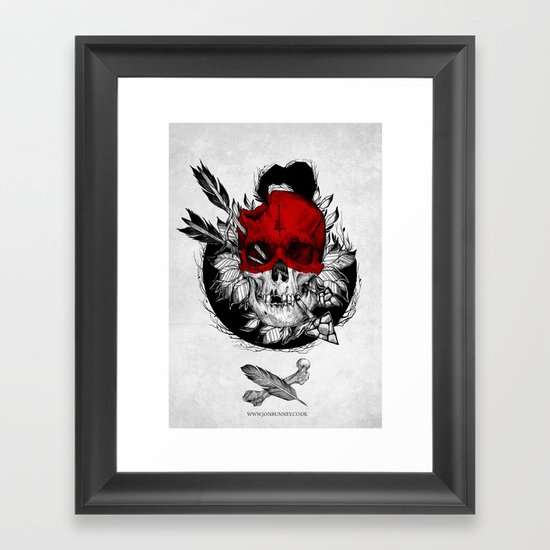 Arrow to the head Framed Art Print
