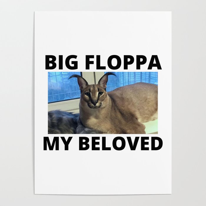 Floppa Metal Prints for Sale