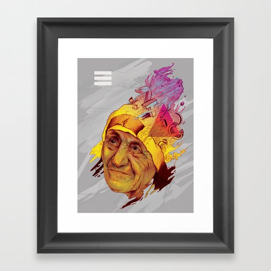 Madre Teresa Framed Art Print