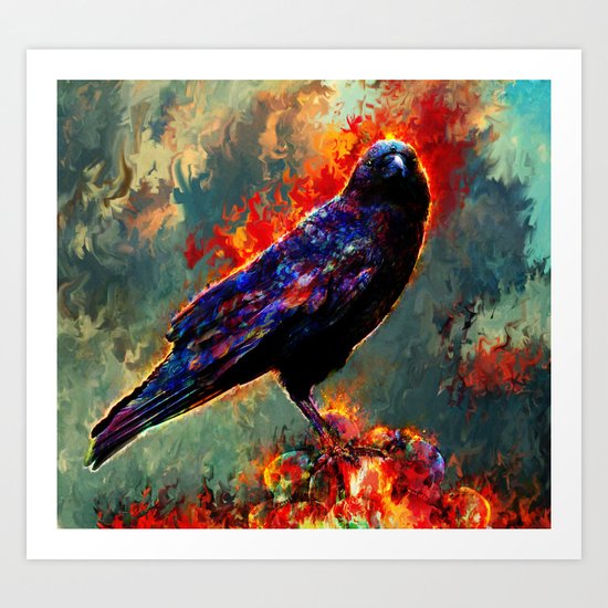 crow Art Print
